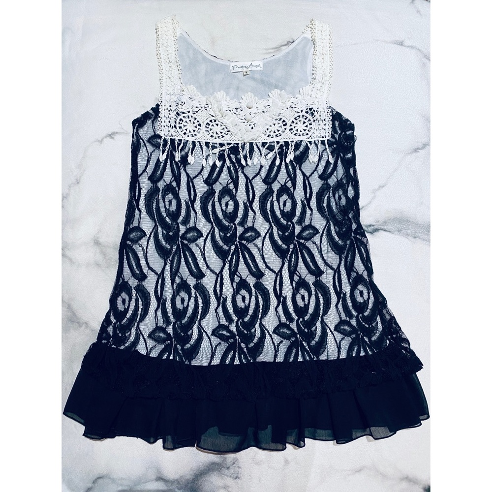 Pretty Angel Lacy Top